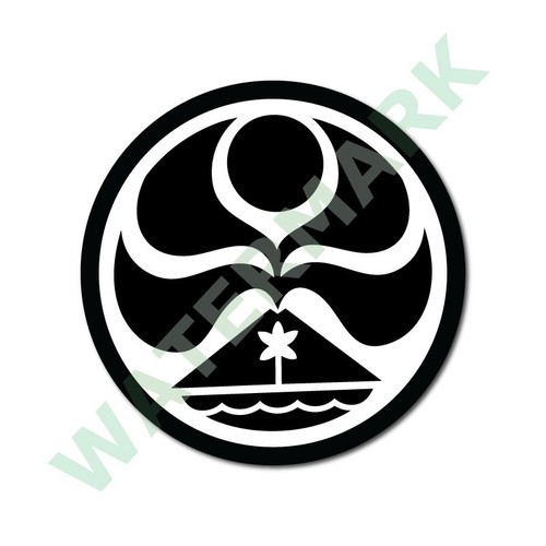 Adesivo surf classico - , hawaii